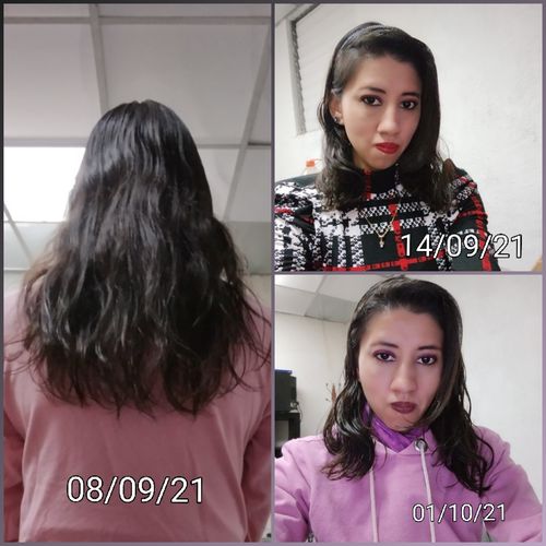 Customer photo review of HAIRtamin Fórmula Avanzada