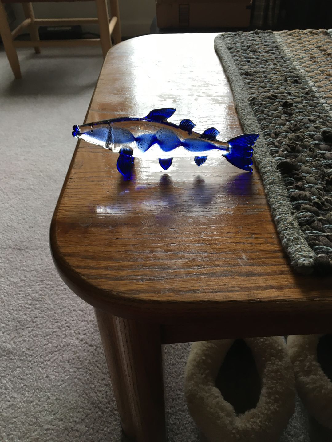 Customer photo review of Trout Figurine with Cremation Ash
