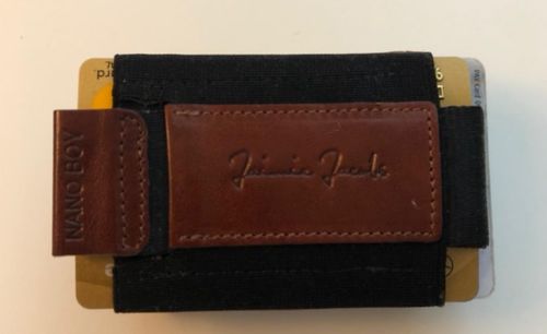 Customer photo review of Nano Boy Pocket with leather coin pocket