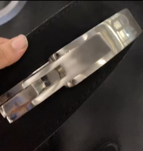 Customer photo review of PR Powerlifting 13mm Belt w/ Stainless Steel Lever Buckle - Black