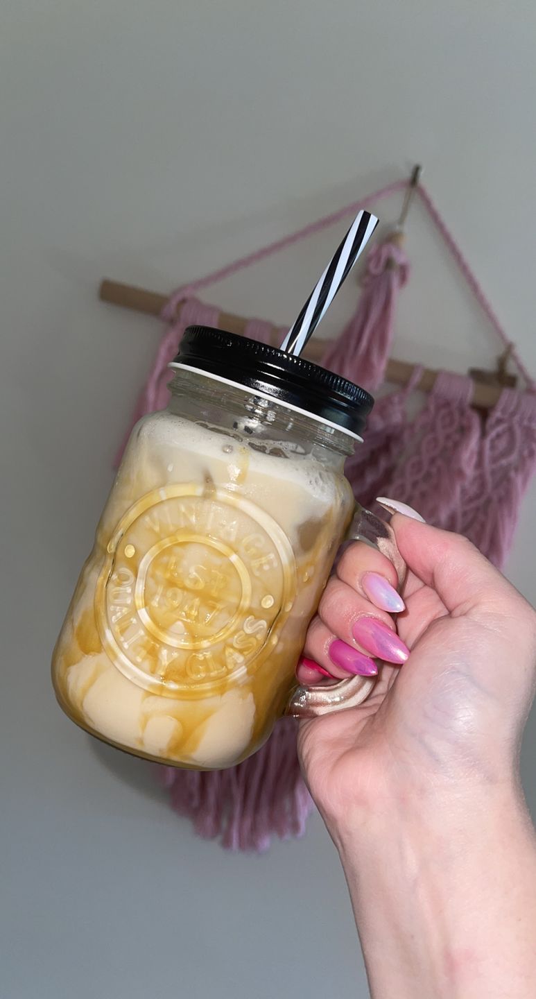 Customer photo review of White Chocolate Coffee Syrup