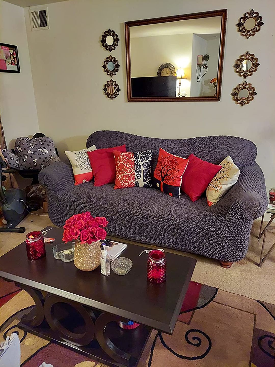 Customer photo review of Sofa 3 Seater Slipcover, Comfort Collection
