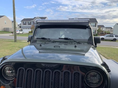 Customer photo review of Aerolidz Light Bar Cover - 50” 52” - Clear -  Dual Row