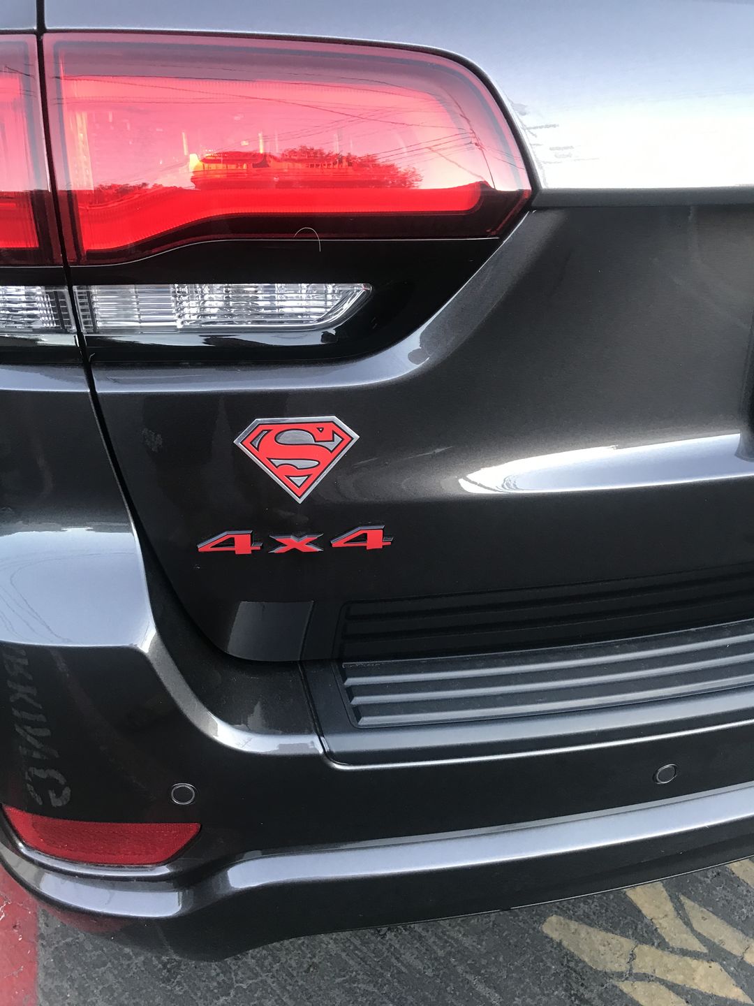 Customer photo review of 4x4 Custom Color Emblem Overlay Decal Sticker
