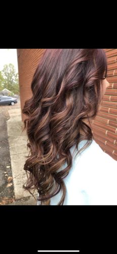 Customer photo review of Full Shine Tape in Hair Extensions Remy Human Hair Darkest Brown (#2)
