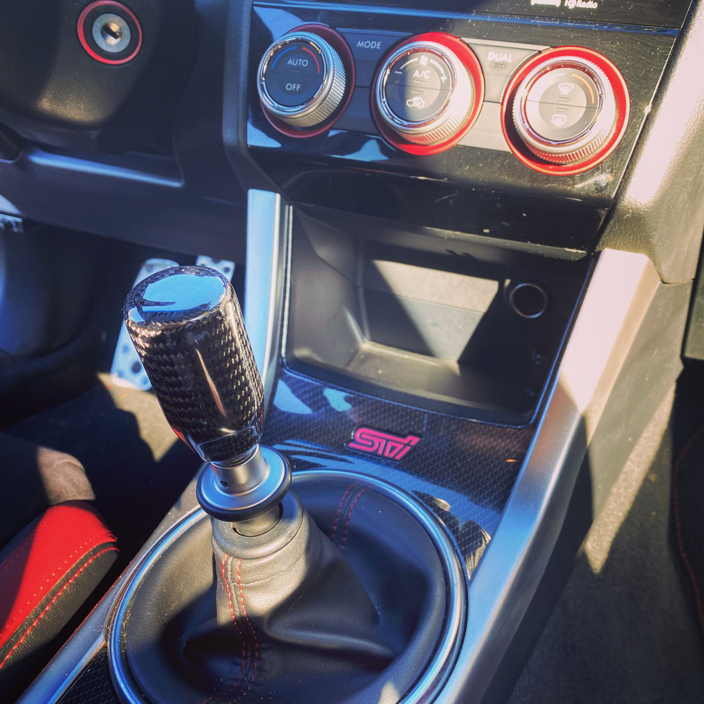 Customer photo review of Carbon Fiber Handle Shift Knob