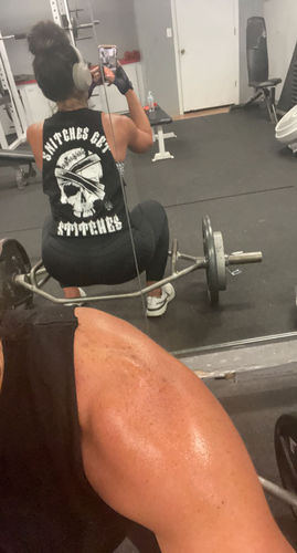 Customer photo review of 24 - Snitches Crop Tank Top