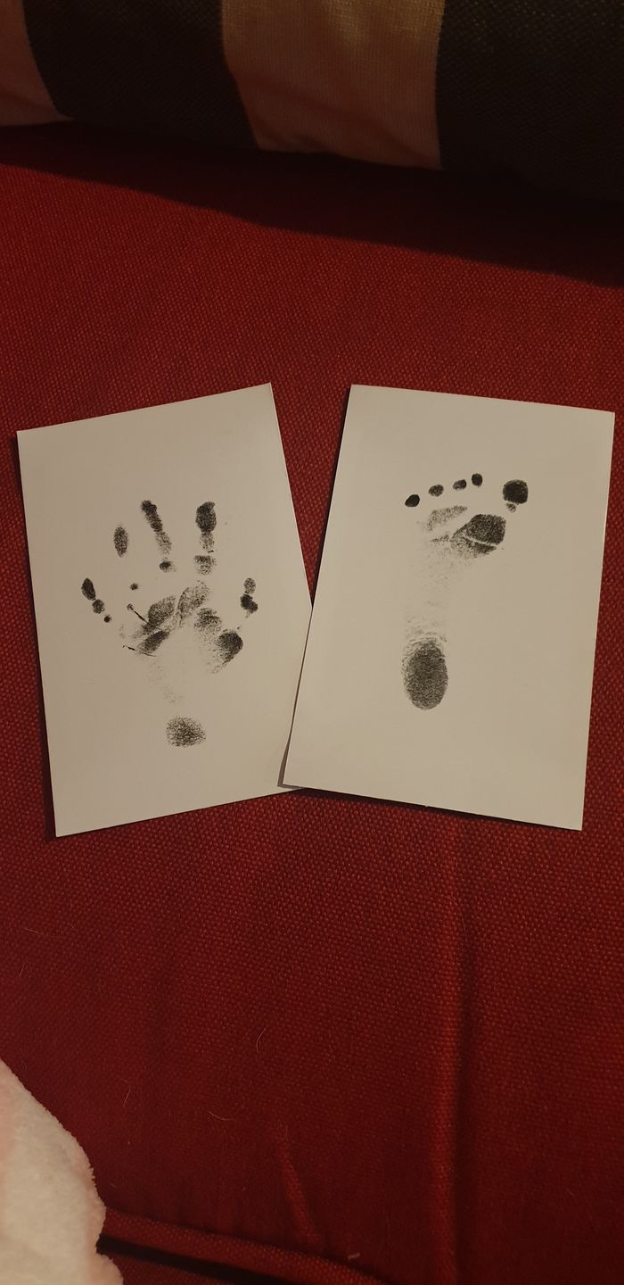 Customer photo review of Mammas Milk Bar Inkless Print Keepsake