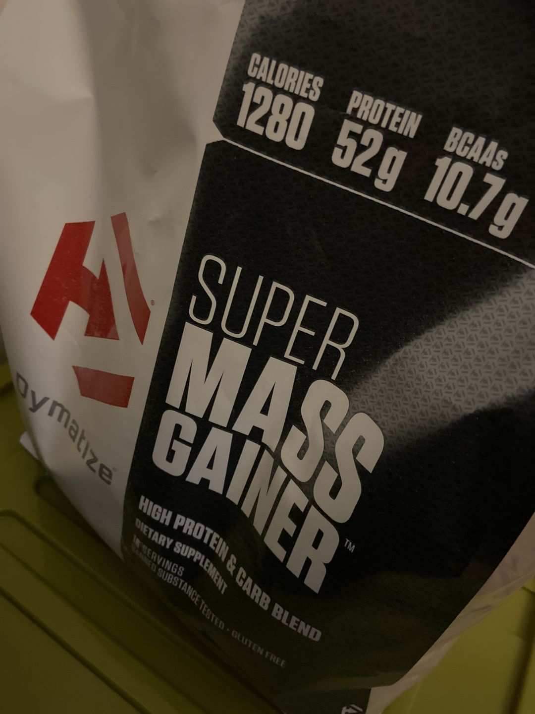 Customer photo review of Dymatize Super Mass Gainer Ganador de Masa 12 Lb
