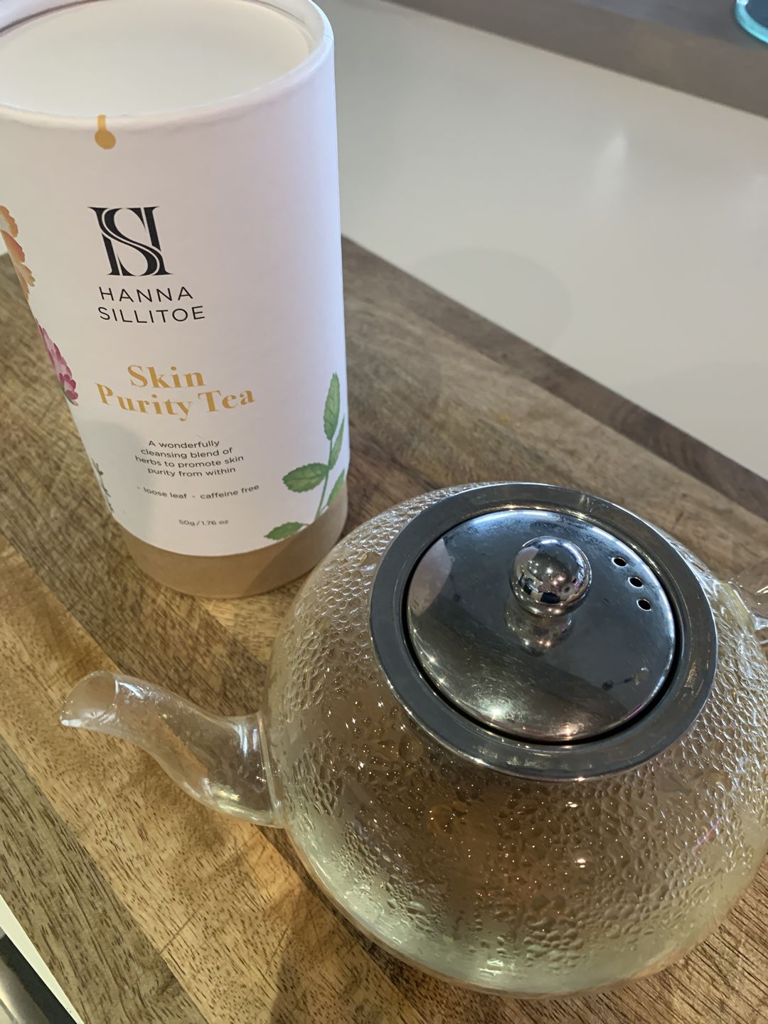 Customer photo review of Skin Purity Tea