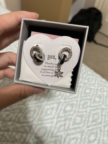 Customer photo review of My Time Earrings