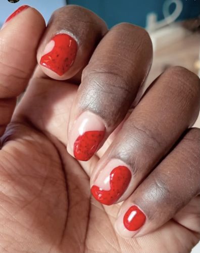 Customer photo review of Gel Polish Didier Lab Macarons Red Chilli 10ml