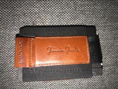Customer photo review of Nano Boy Pocket with leather coin pocket