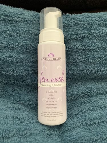 Customer photo review of Keeping It Simple Feminine Wash