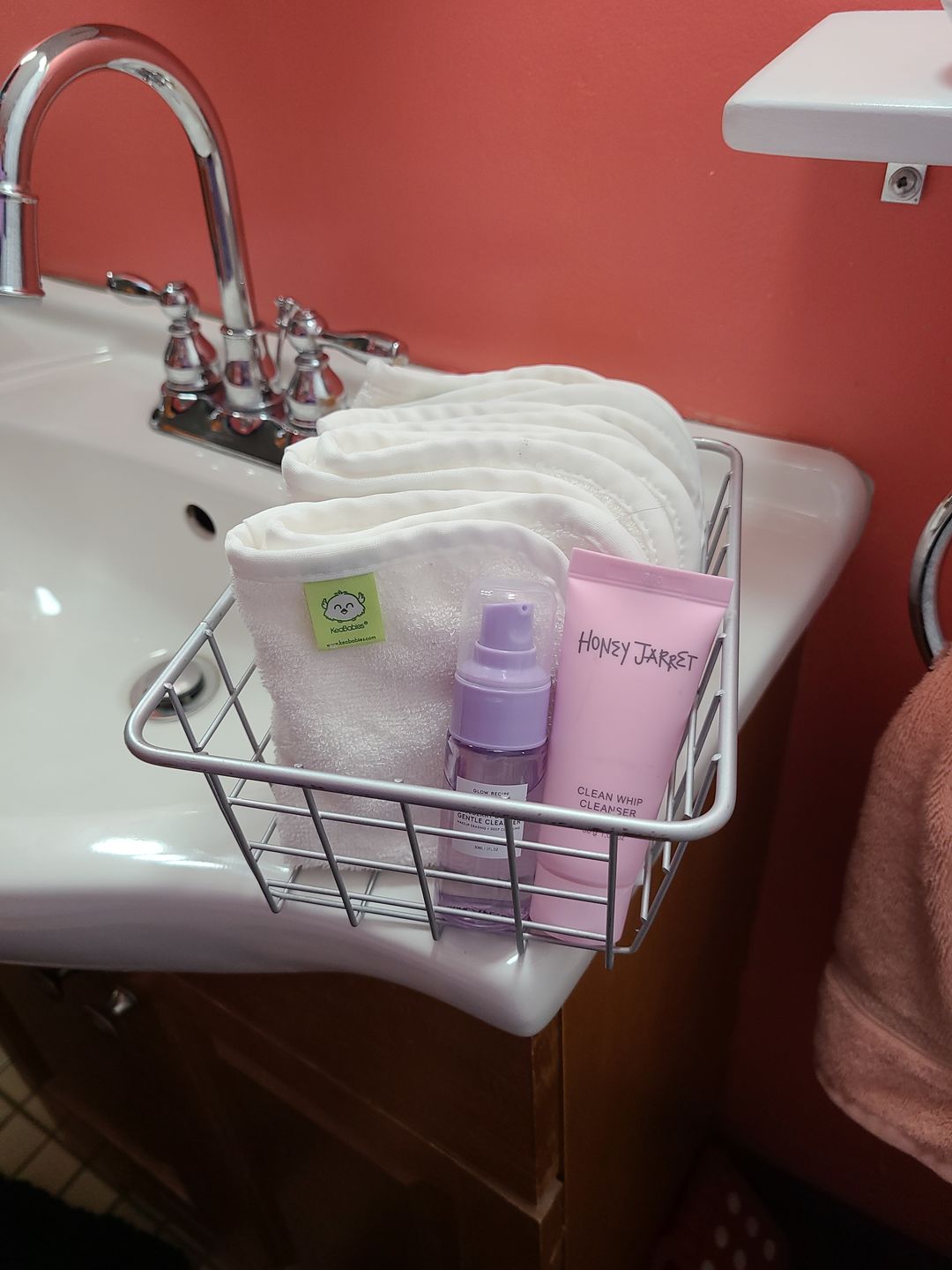 Customer photo review of DELUXE Baby Bamboo Washcloths