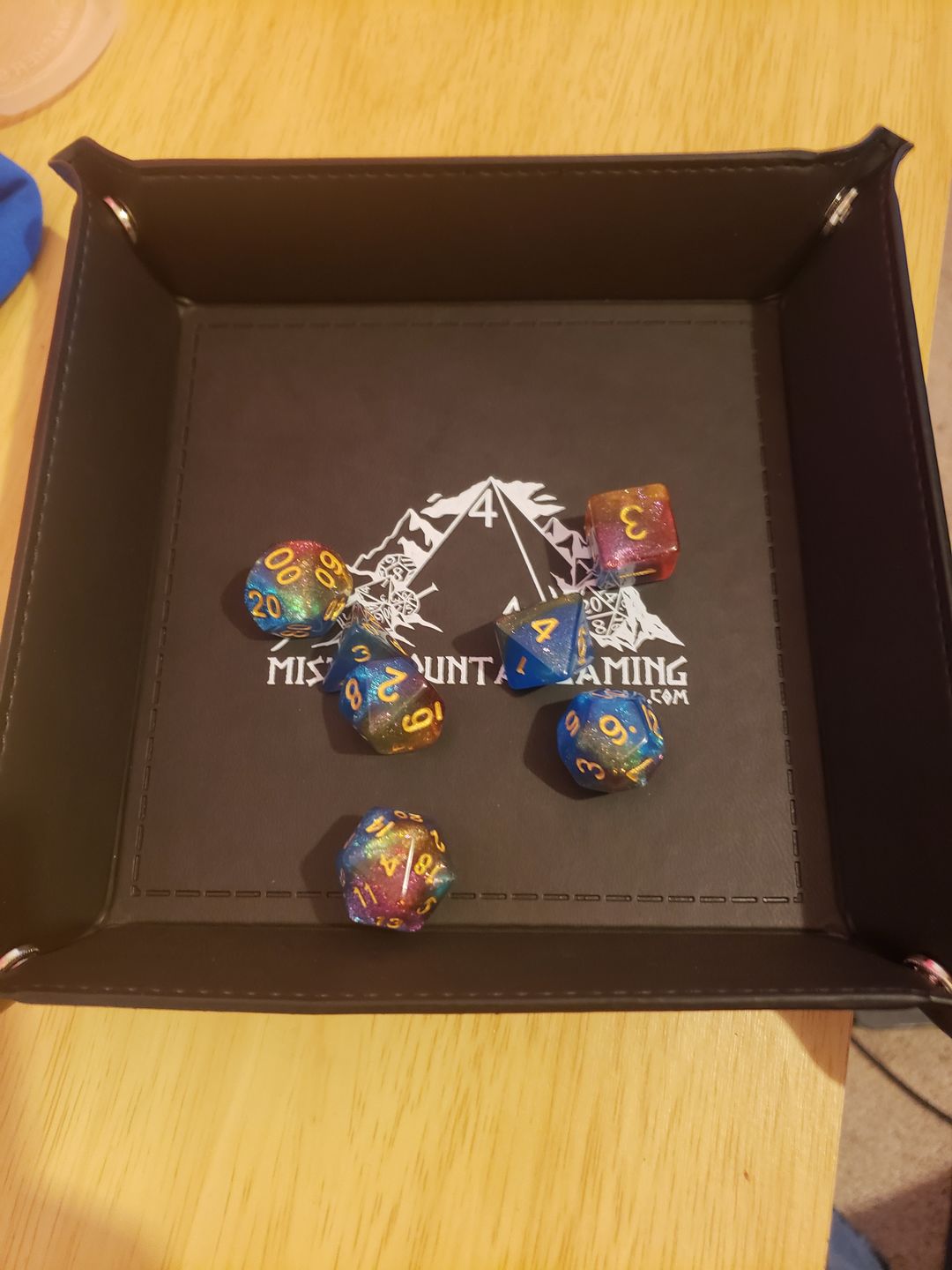 Customer photo review of COLLAPSIBLE DICE TRAY