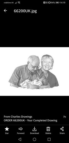 Customer photo review of Black & White Portrait Pencil