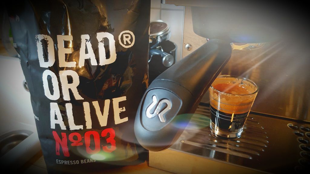 Customer photo review of DEAD OR ALIVE COFFEE No3 – 100% Robusta. Stark. Vollmundig. Espresso.