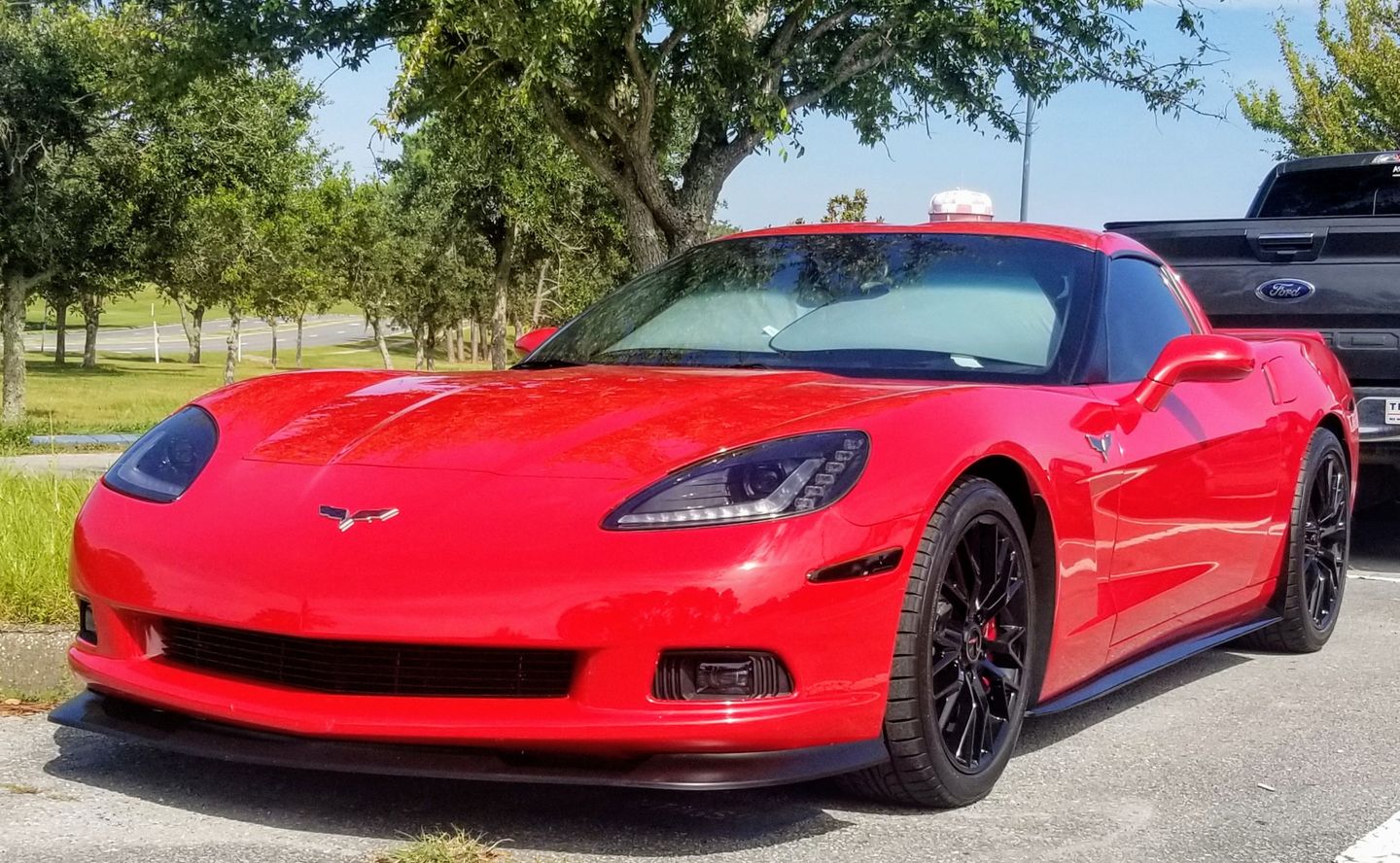 Customer photo review of Corvette C6 Base Side Skirts Rocker Panels | ZR1 Conversion Package