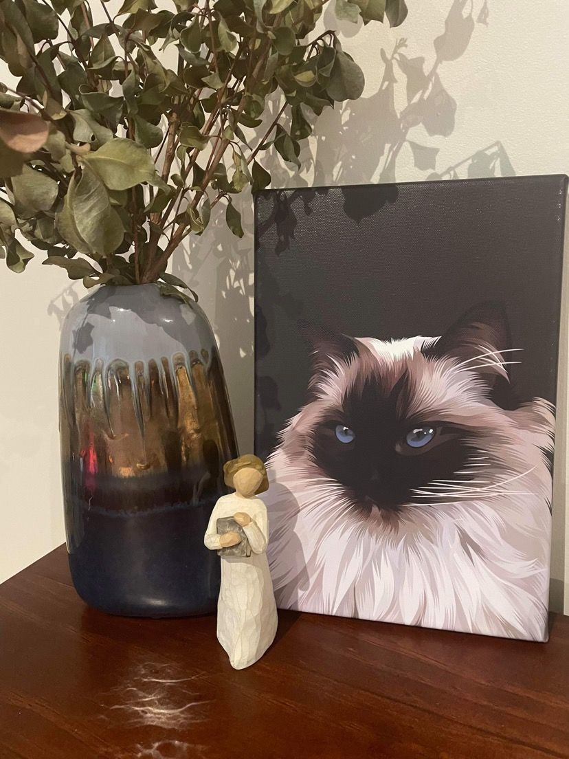 Customer photo review of Custom Pet Portrait (Digital Copy)