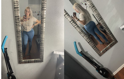 Customer photo review of Juliet Butt Lift Skinny Jeans 2105