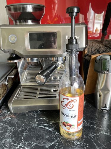 Customer photo review of Hazelnut Coffee Syrup