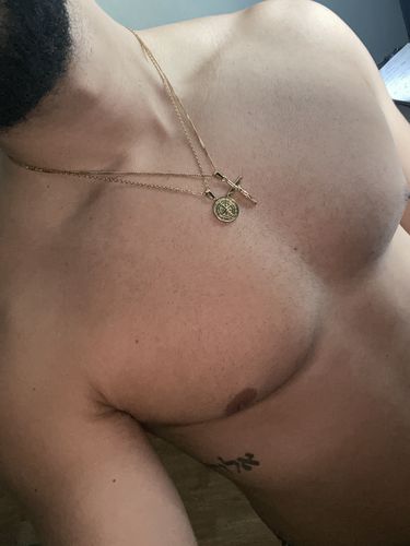 Customer photo review of Compass x Crucifix Set (Gold)