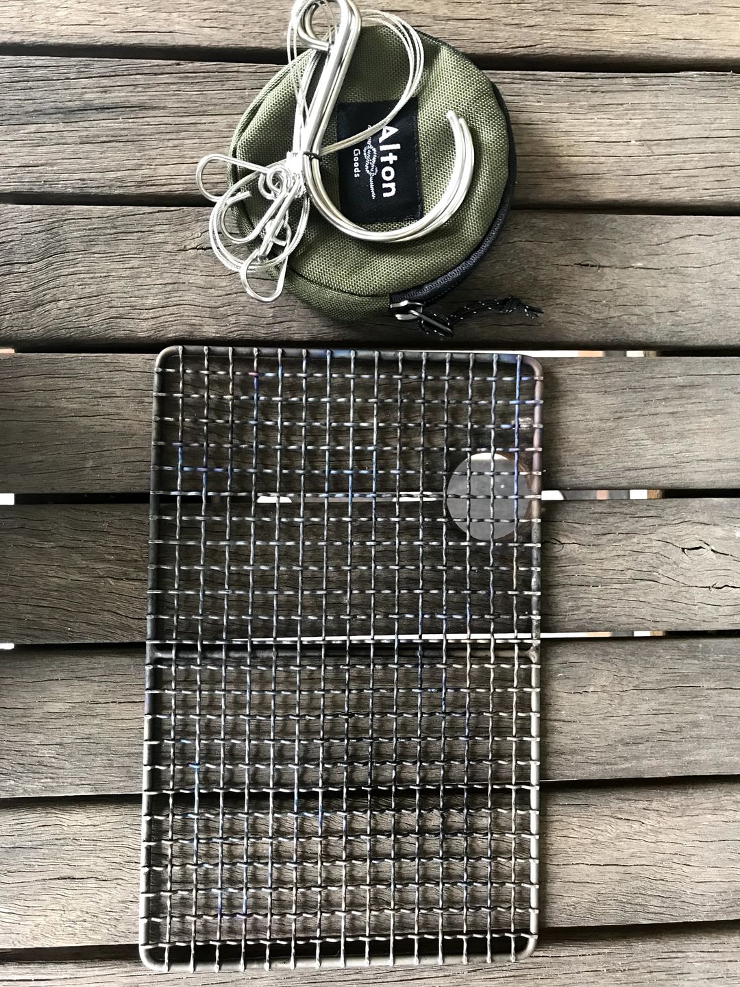 Customer photo review of Ultralight Grill Hangers