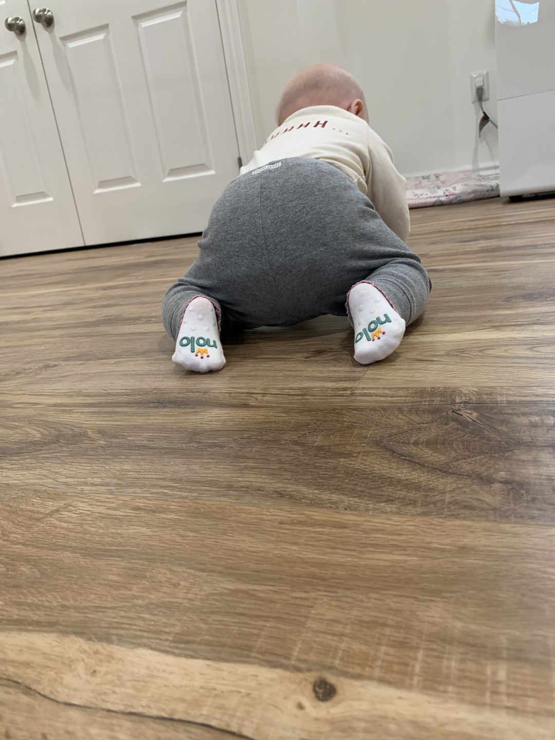 Customer photo review of Crisp White Socks