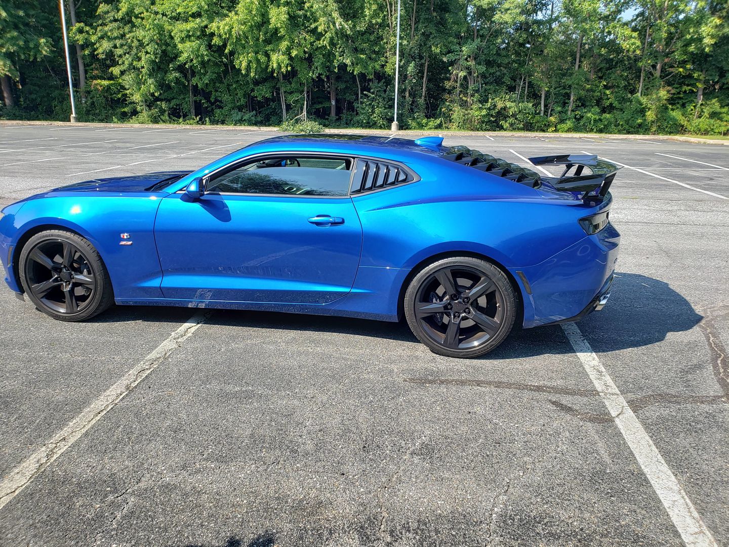 Customer photo review of Camaro Rear Trunk Spoiler | ZL1 1LE Performance Package