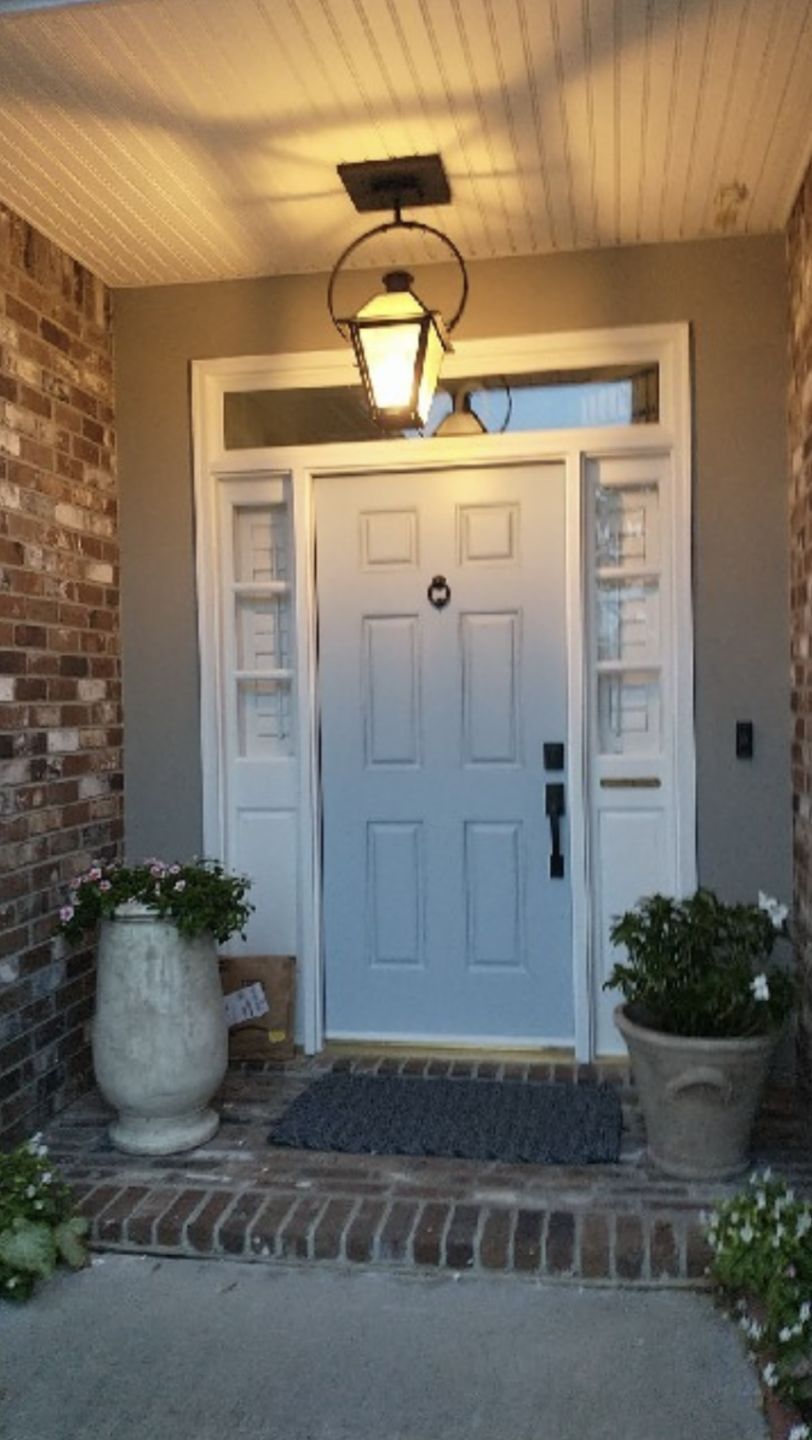 Customer photo review of 36" Smooth Fiberglass Entry Door Slab (6 Panel)
