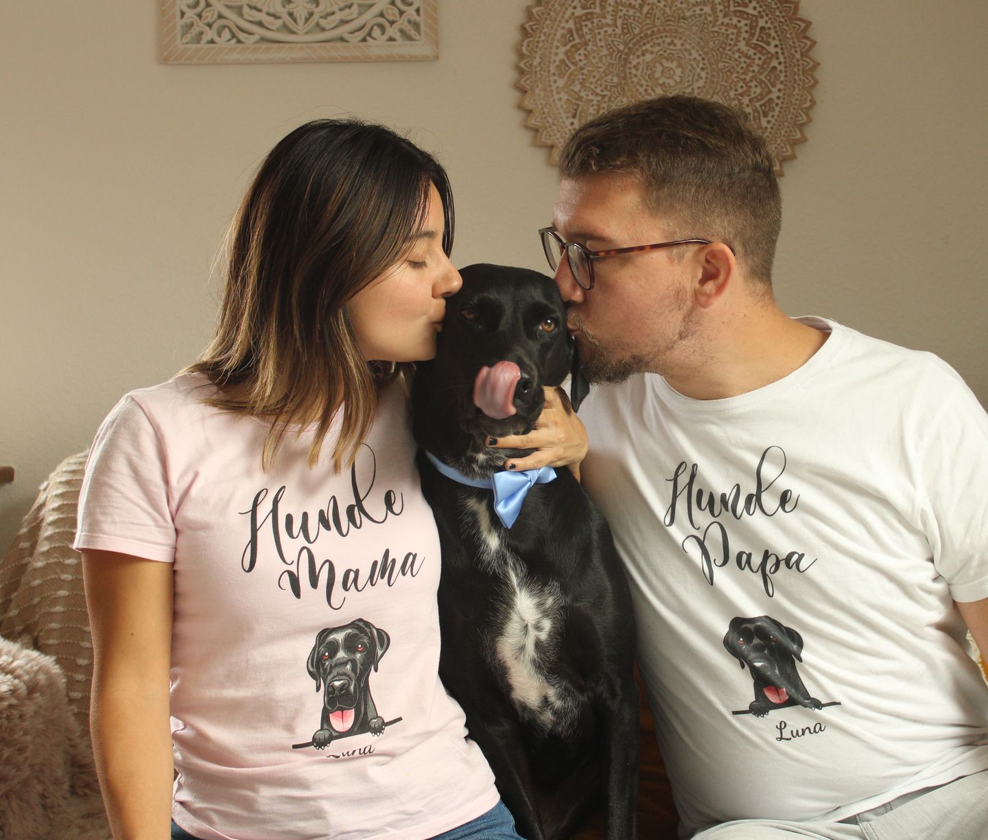 Customer photo review of Haustiereltern - Individuelles T-Shirt