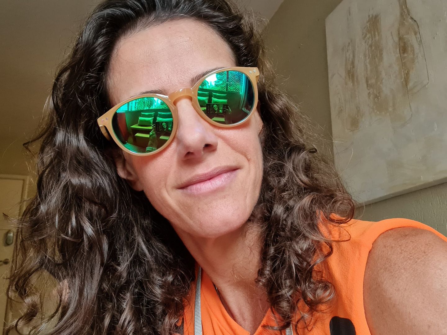 Customer photo review of Cubano - Seafoam Mirror