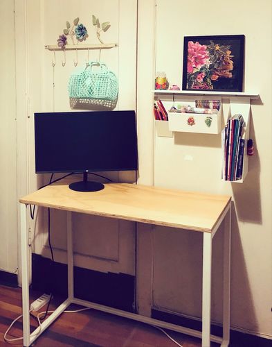 Customer photo review of Escritorio 90 x 50 Blanco MIMA