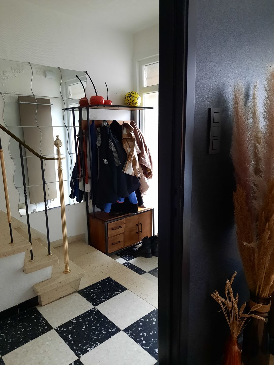 Customer photo review of Garderoberek Industrieel Design | Mangohout en Staal | 80x40x180cm