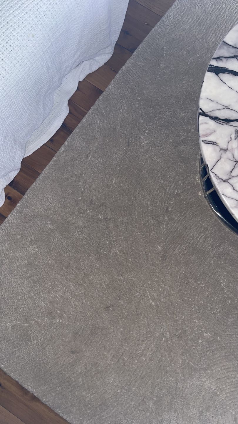 Customer photo review of Loren Almon 01 Natural Wool Rug