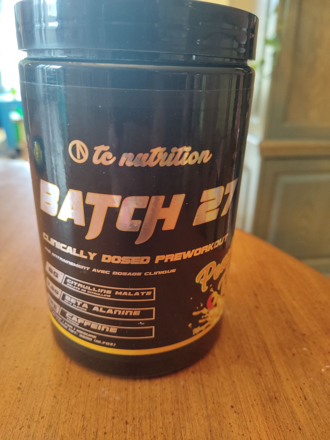 Customer photo review of TC Nutrition - Batch 27 Pre Workout 360g