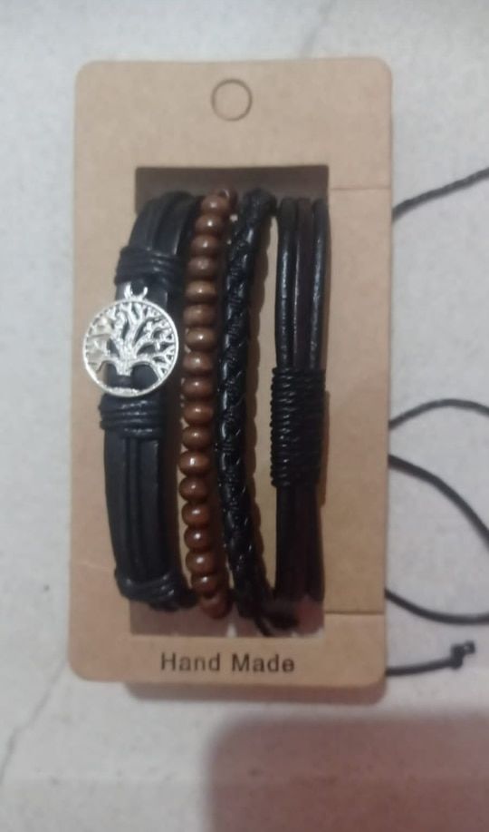 Customer photo review of Yggdrasil - High Quality Leather Bracelet