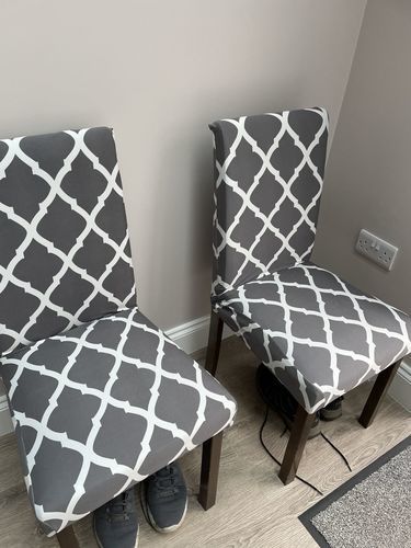 Customer photo review of Cabrexa Chair Slipcovers