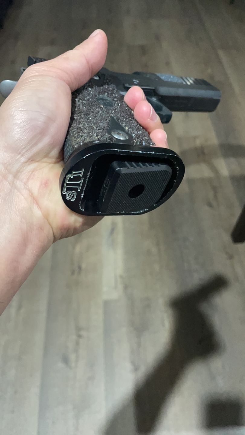 Customer photo review of STI 2011 Staccato/BUL Armory | Brass | Double Stack Magazine Base Pad Set | IPSC Standard Division