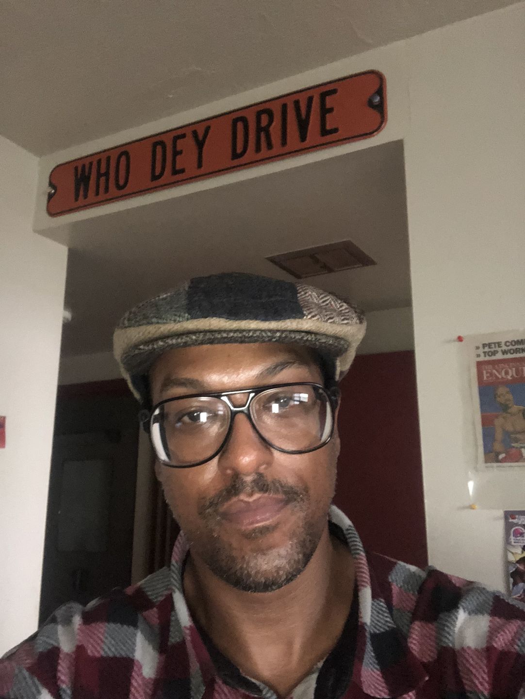 Customer photo review of Vintage Cap Patchwork Tweed