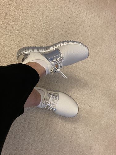 Customer photo review of Astra Sneakers - Instant Foot Pain Relief