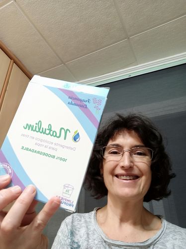 Customer photo review of Eco-Tiras de Detergente 40 lavados Natulim