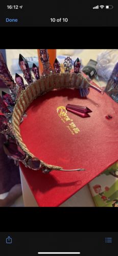 Customer photo review of LIMITED EDITION Amethyst Mermaid Tiara