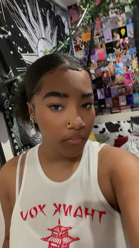 Customer photo review of Tatiana Faux Nose Clip-on