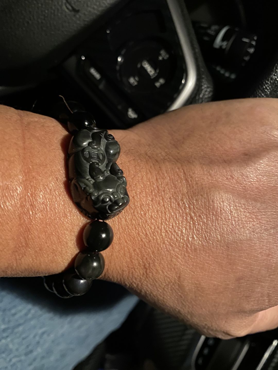 Customer photo review of Pi Yao Obsidian Wealth Bracelet