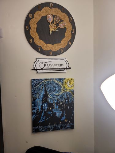 Customer photo review of WEASLEY WALL CLOCK WITH SPOONS