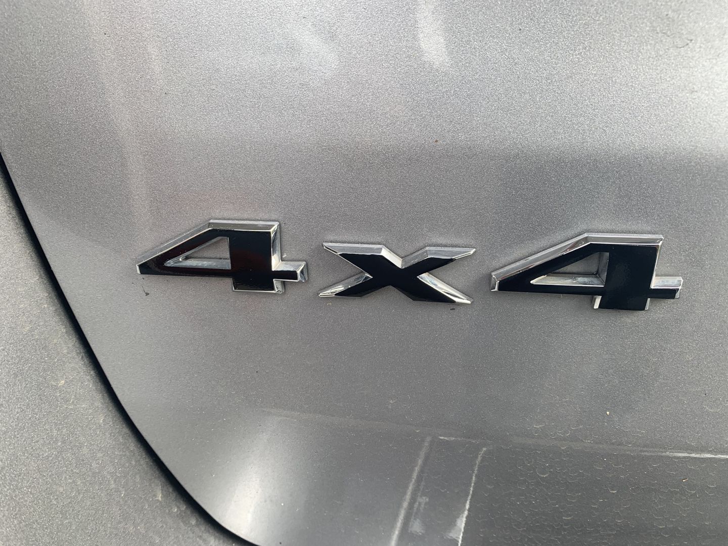 Customer photo review of 4x4 Custom Color Emblem Overlay Decal Sticker