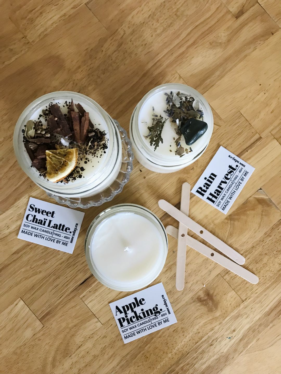 Customer photo review of DIY kit Autumn candle