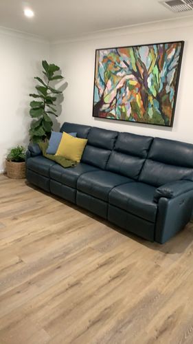 Customer photo review of Hand-Finished Eucalypt Forest -  Original Abstract Australian Bush Nature Painting Stretched Canvas Wall Art Print